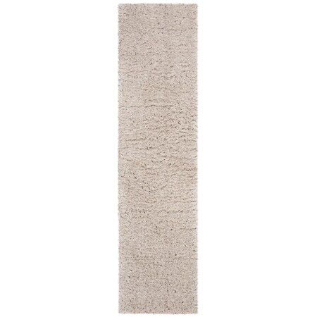 Safavieh 2 ft. 3 in. x 12 ft. Flokati Shag 900 Power Loomed Runner Area Rug, Beige FLK950E-212